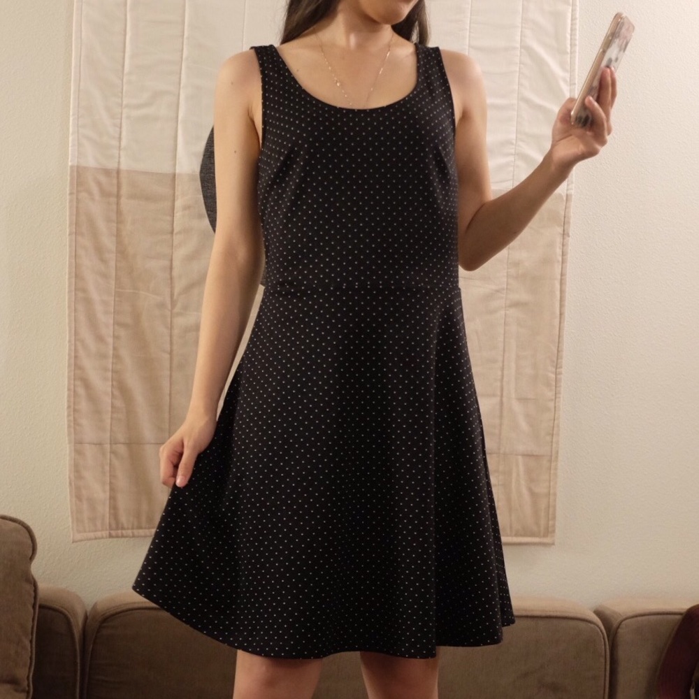 H&M Polka Dot Cross Back Dress